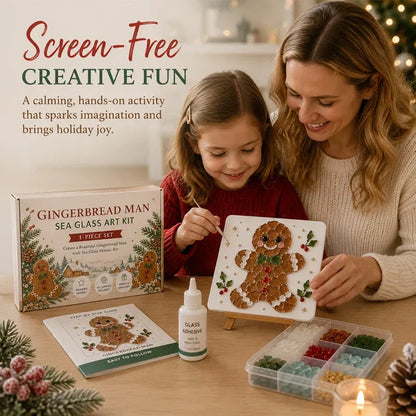 🔥 LAST DAY 49% OFF – 🎄DIY Winter Sea Glass Art Craft Kit | All-Inclusive Mosaic Set with Sea Glass, Adhesive, Sturdy Base & Festive Holiday Designs ✨
