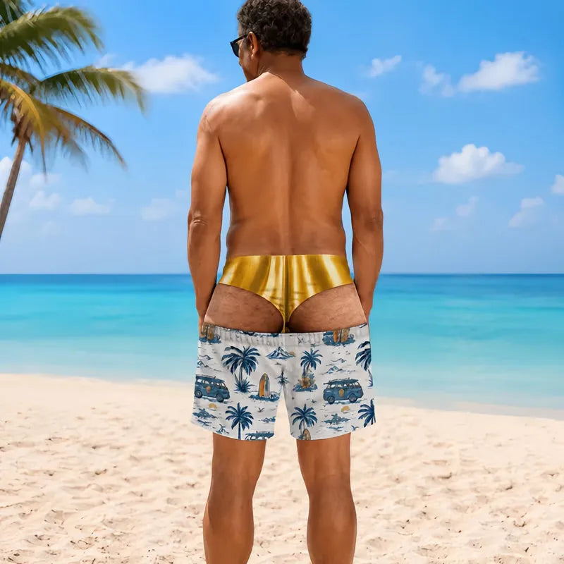 Gold Thong / Tropical White